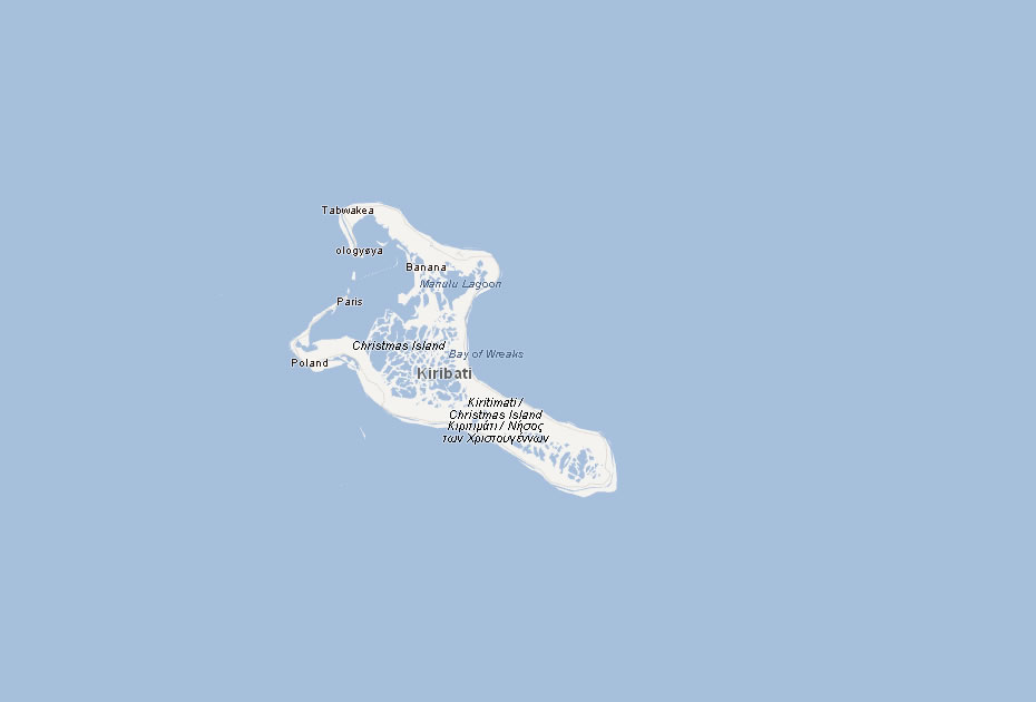 carte du kiribati